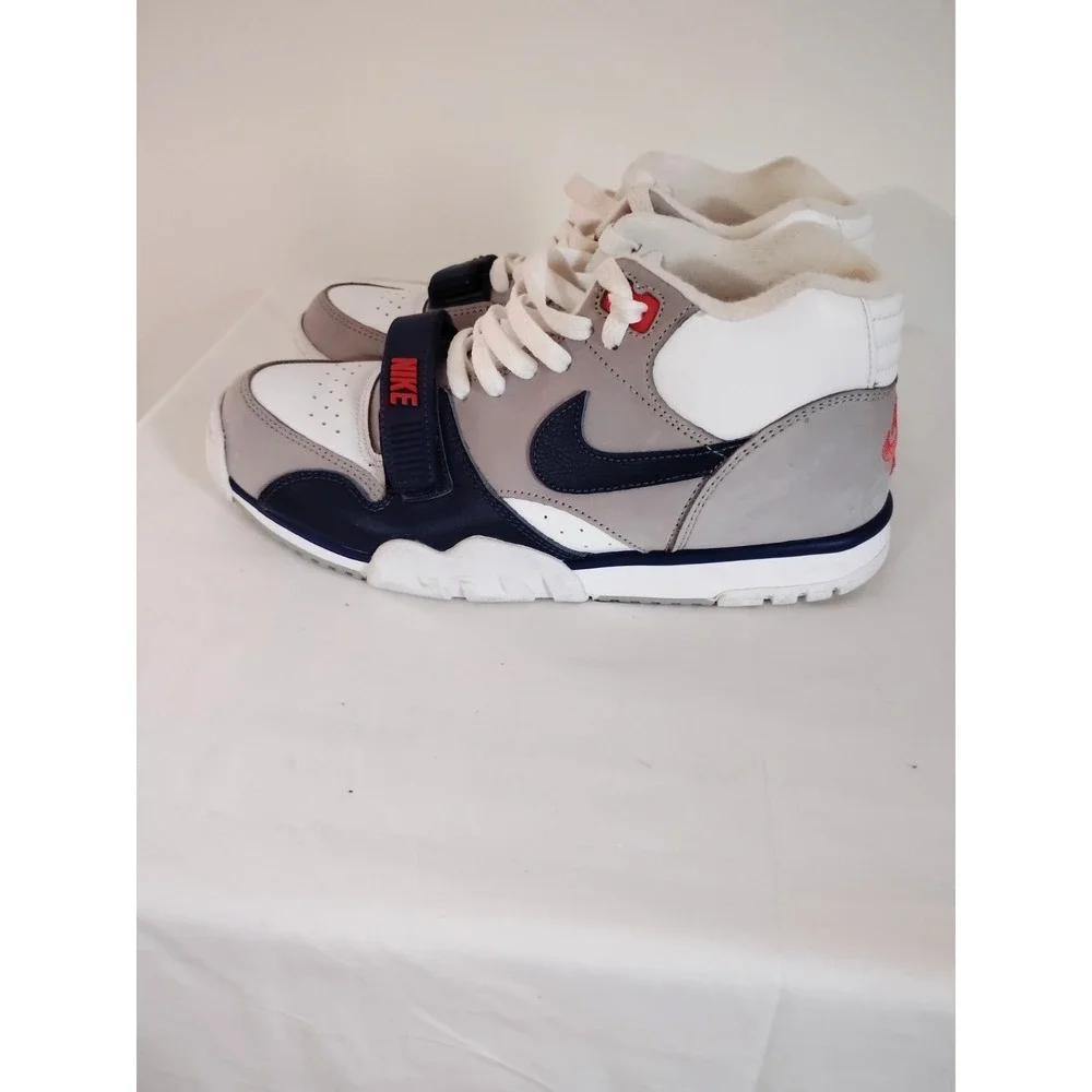 Nike Air Trainer 1 Photon Dust Midnight Navy Retro Preppy Training Shoes Men 7.5